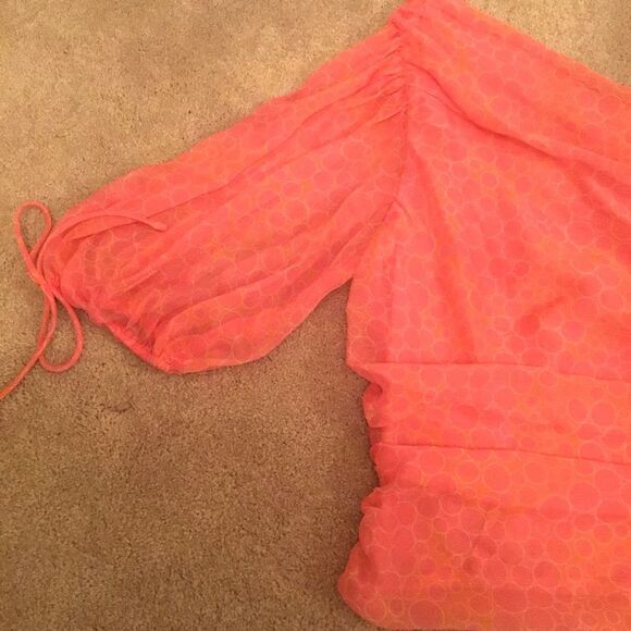 Amanda Uprichard Bubble Pink One-Shoulder Top - Picture 4 of 8